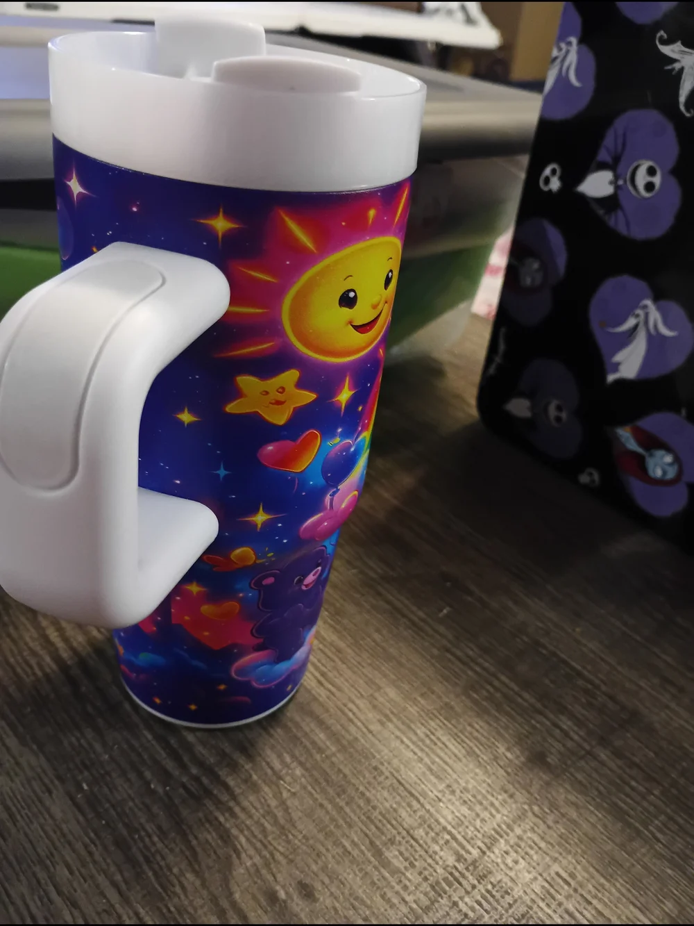 Care Bears Kids Tumbler with Handle - Rainbow Night Design